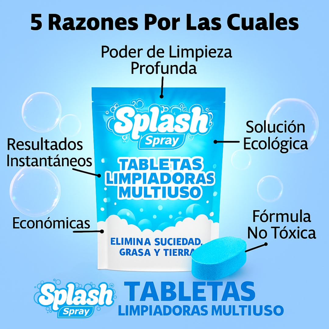 SPLASH SPRAY | Eliminalas facilmente, no mas manchas